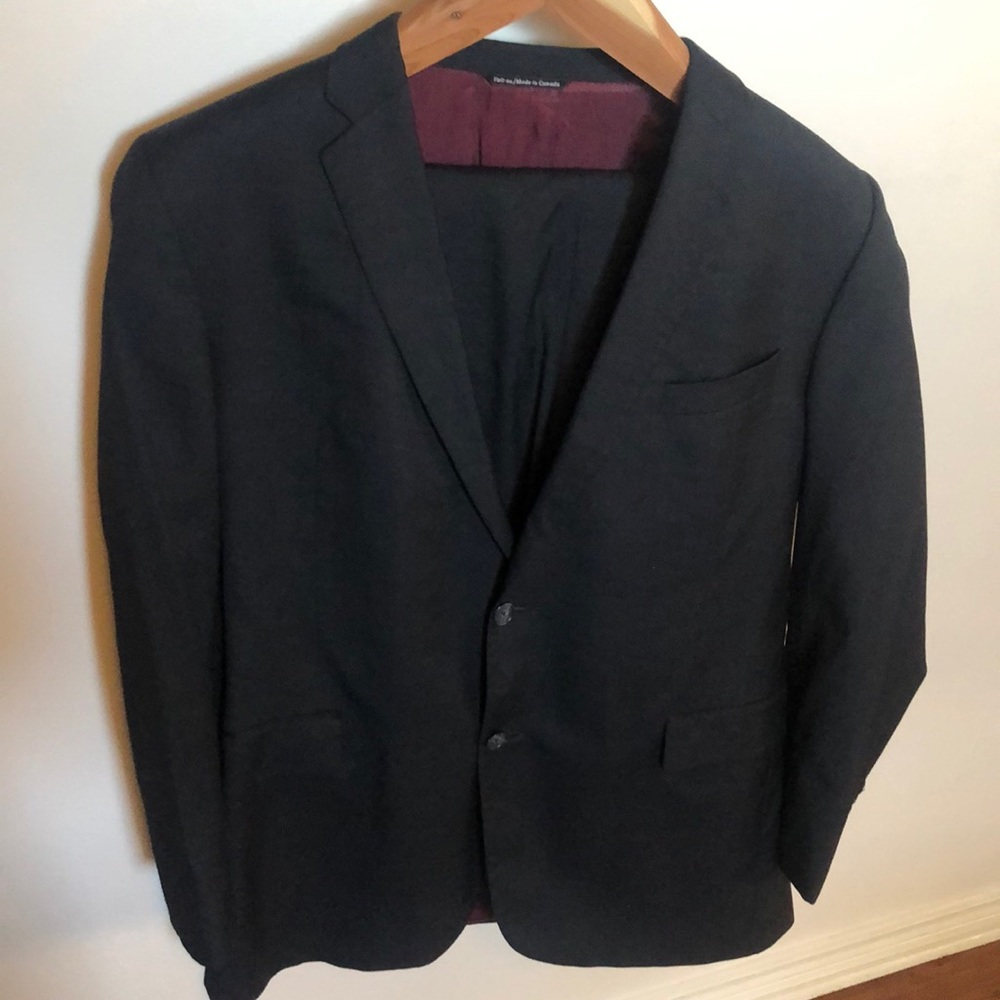 Navy suit jacket and pants